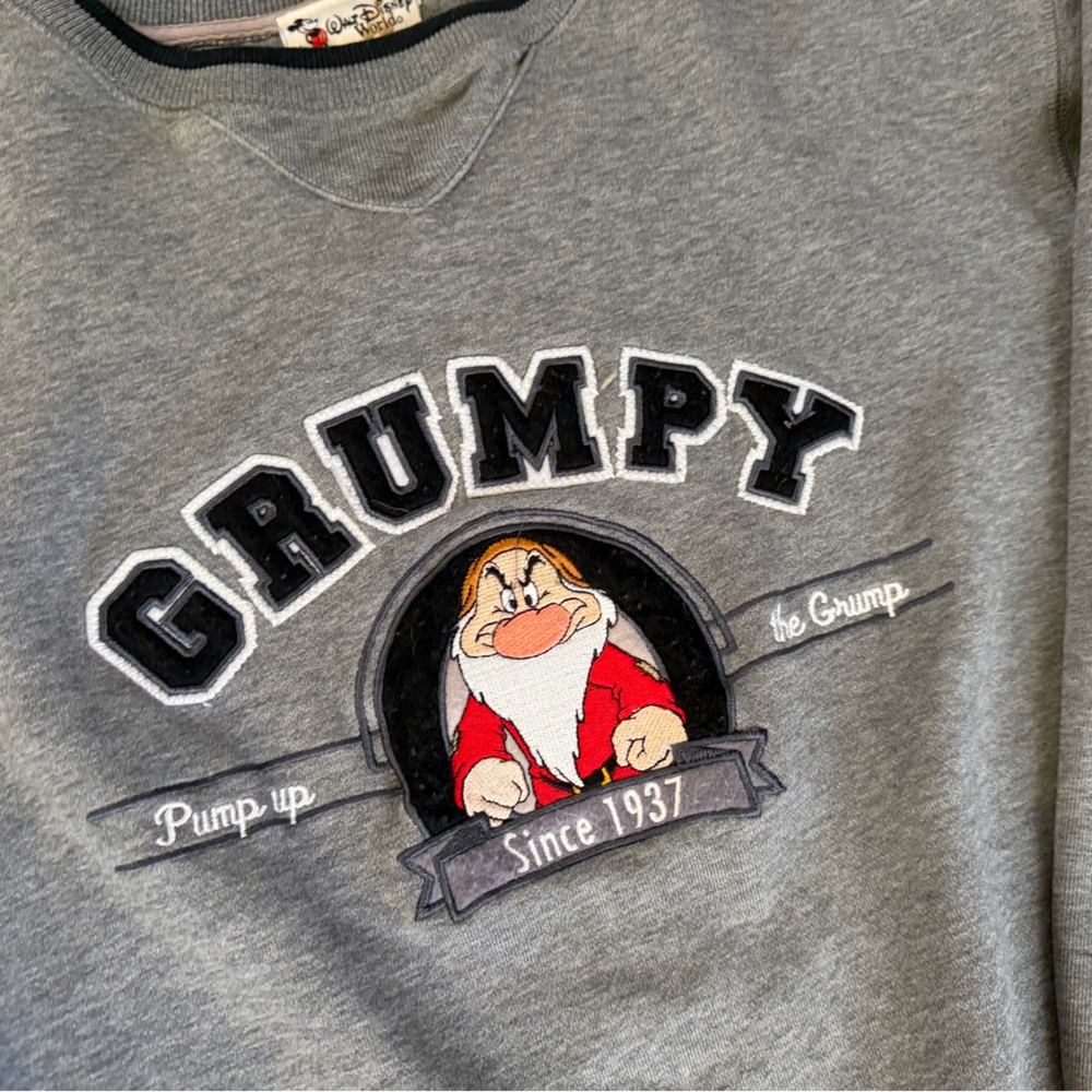 Grumpy Gray Men's Sweatshirt Medium - image 3